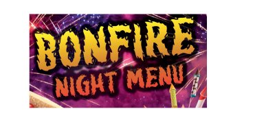 Bonfire Menu 2025